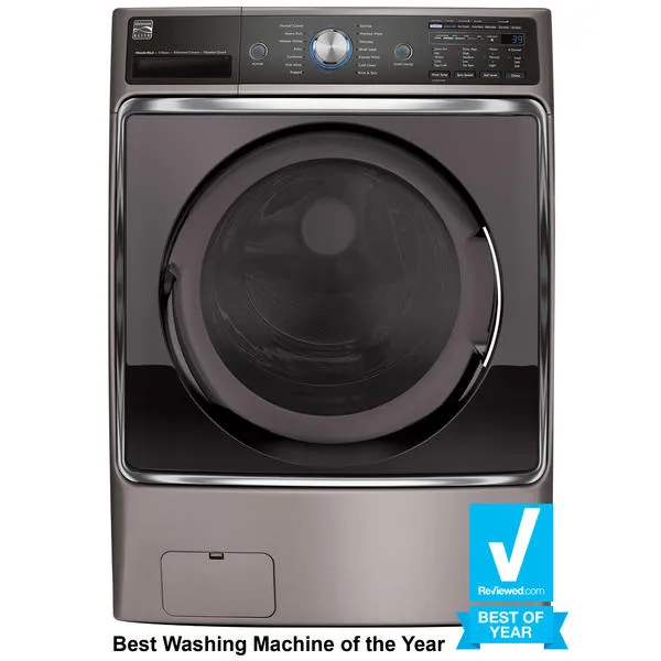 Kenmore Elite 41073   5.2 cu. ft. Front-Load Washer with Steam Treat - Metallic Silver - Sears