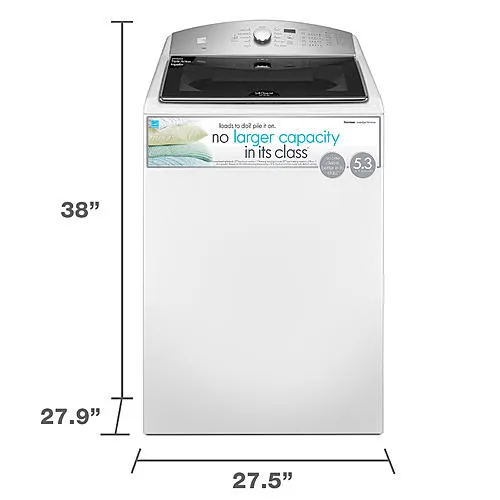 Thumbnail for 5.3 cu. ft. Top Load Washer w/StainBoost Option - White ENERGY STAR Certified