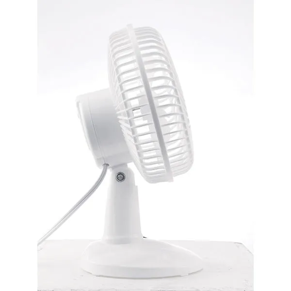 Thumbnail for 6" 2-in-1 Desk/Clip Fan - White