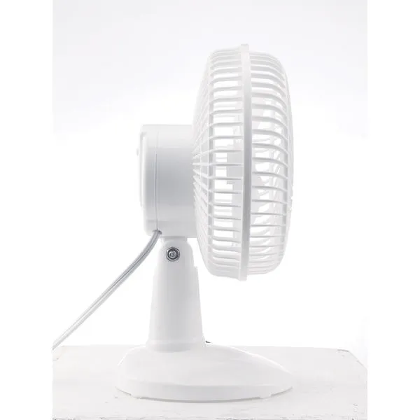 Thumbnail for 6" 2-in-1 Desk/Clip Fan - White