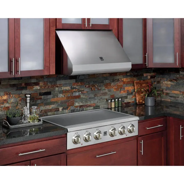 Thumbnail for Kenmore Pro 40403  36" Slide-In Electric Cooktop - Stainless Steel