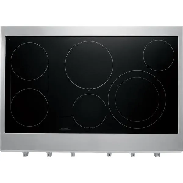 Thumbnail for Kenmore Pro 40403  36" Slide-In Electric Cooktop - Stainless Steel