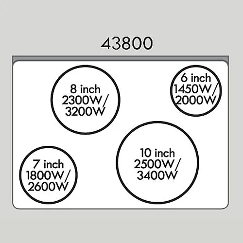 Thumbnail for 30" Electric Induction Cooktop Stainless Steel w/ Black