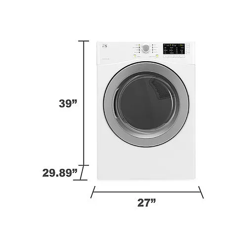 Thumbnail for 7.3 cu. ft. Electric Dryer w/ Sensor Dry - White - Sears