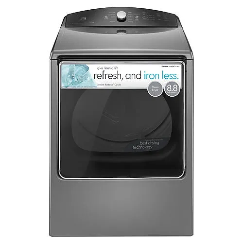 8.8 cu. ft. Electric Dryer w/ Steam Refresh - Metallic