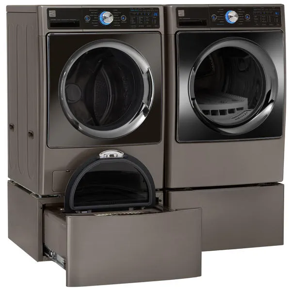Thumbnail for Kenmore Elite 81583   7.4 cu. ft. Electric Dryer with Steam - Metallic Silver
