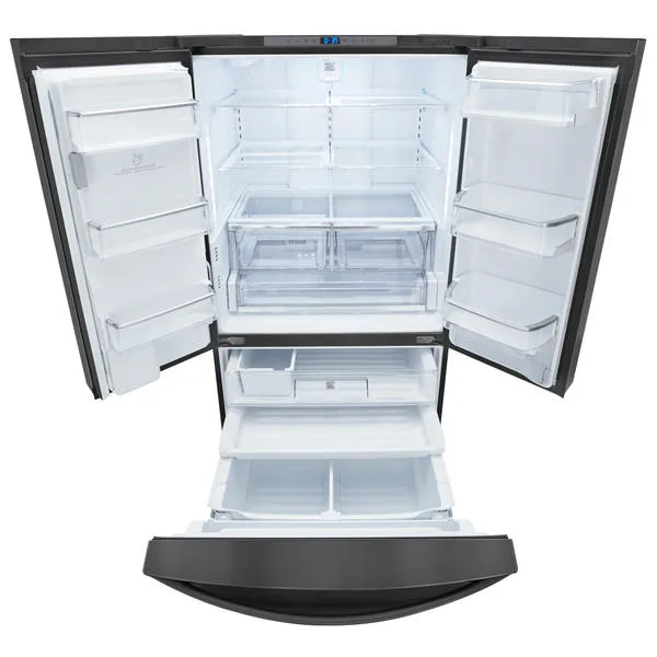 Thumbnail for Kenmore Elite 74027  29.8 cu. ft. French Door Bottom-Freezer Fridge - Black Stainless Steel
