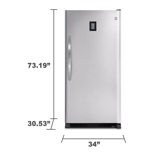 Thumbnail for Kenmore Elite 27003 20.5 cu. ft. Upright Freezer - Stainless Steel