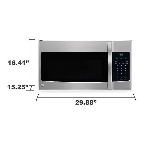 Thumbnail for 1.7 cu. ft. Over-the-Range Microwave - Stainless Steel