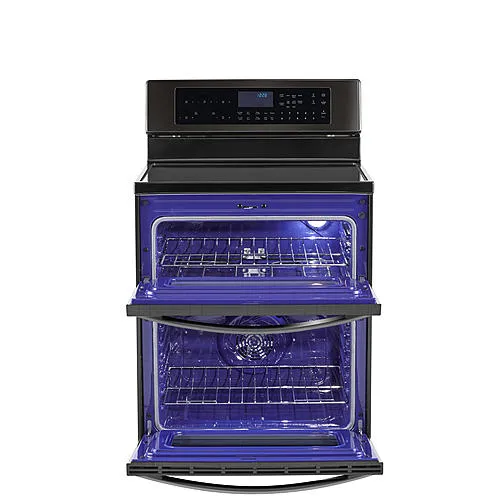 Thumbnail for Kenmore Elite 96047 6.7 cu. ft. Electric Double Oven Range w/ True Convection  Black Stainless
