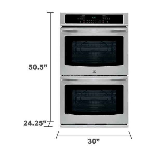 Thumbnail for 30" Electric Double Wall Oven w/ Select Clean® - Stainless Steel