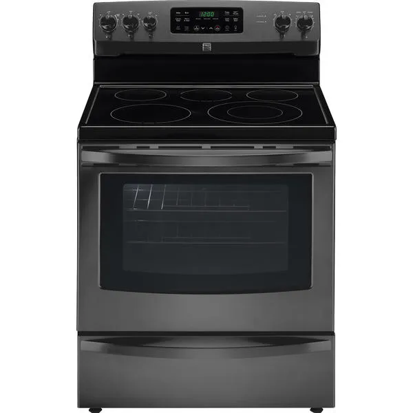 5.4 cu. ft. Electric Range w/ Convection Oven - Black Stainless Steel