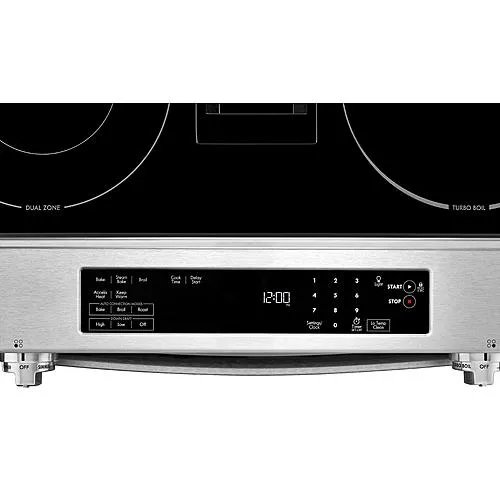Thumbnail for Kenmore Elite 42793 6.4 Cu. Ft. Front-Control Downdraft Electric Freestanding Range