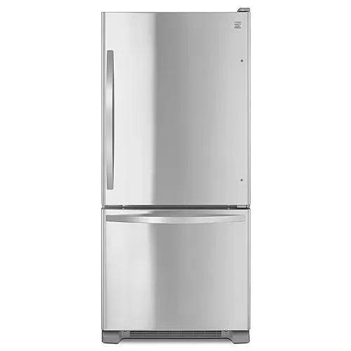 19 cu. ft. Bottom-Freezer Refrigerator - Stainless Steel