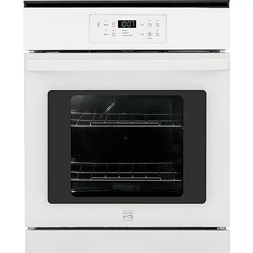 24" Self-Cleaning Electric Wall Oven - White