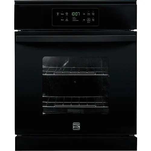 24" Self-Cleaning Electric Wall Oven - Black