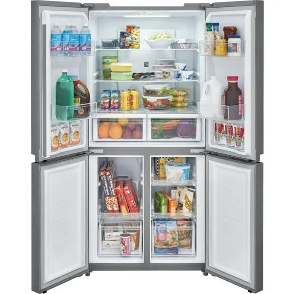 Thumbnail for 17.4 cu. ft. 4-Door French Door Refrigerator - Stainless Steel
