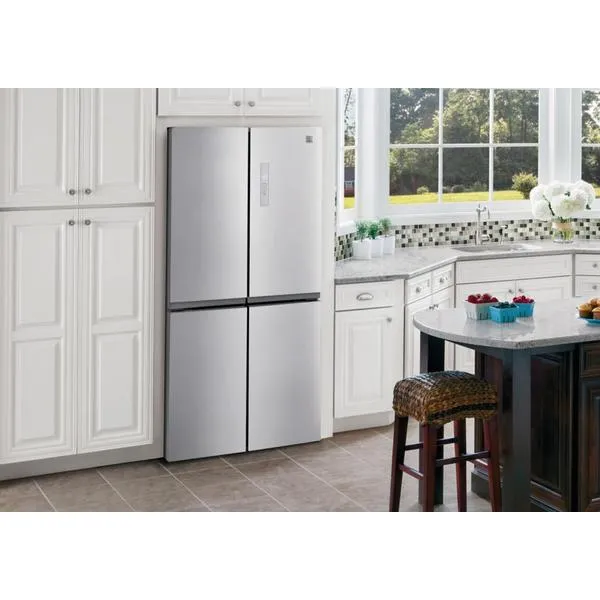 Thumbnail for 17.4 cu. ft. 4-Door French Door Refrigerator - Stainless Steel