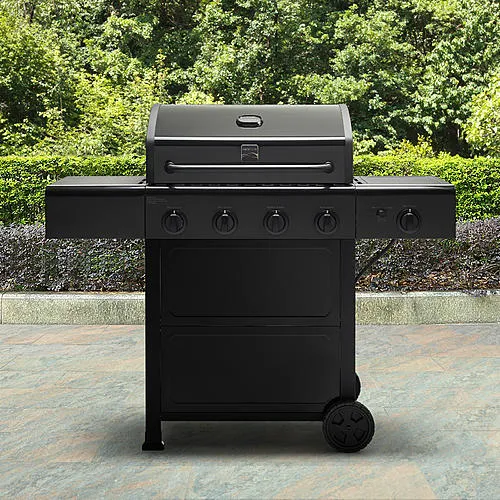 Thumbnail for Kenmore  4 Burner Gas Grill - Matte Black