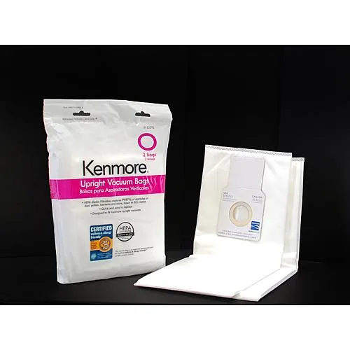 Thumbnail for 2 Pk. Style O HEPA Vacuum Bags for Upright Vacuums