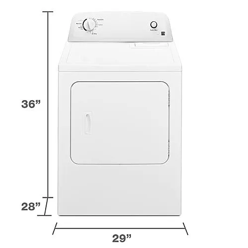 Thumbnail for 6.5 cu. ft. Electric Dryer - White