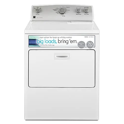 7.0 cu. ft. Gas Dryer with SmartDry Plus Technology - White
