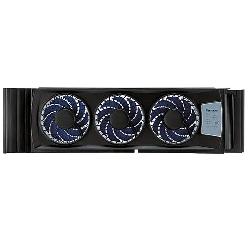 Triple Window Fan - Black