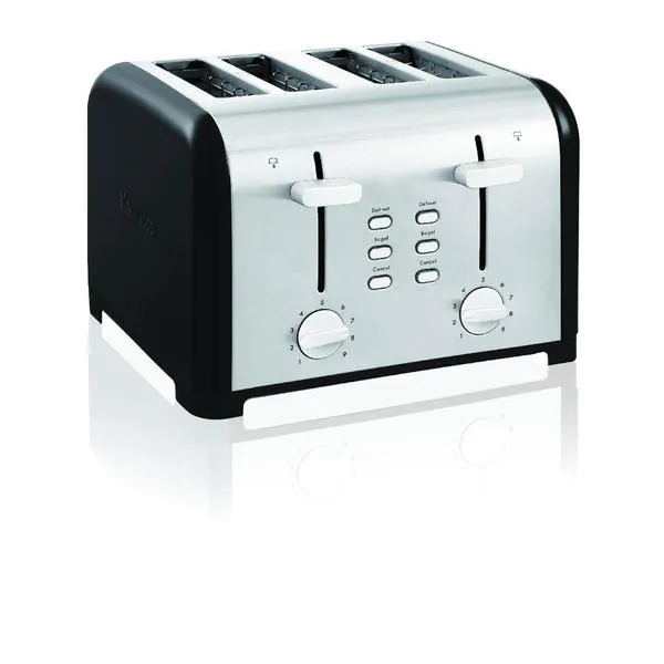 4-Slice Toaster - Black