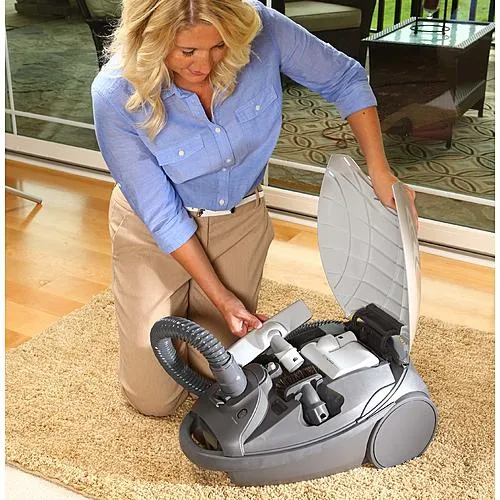 Thumbnail for Kenmore Elite 81714 Pet Friendly Canister Vacuum with Ultra Plush Nozzle