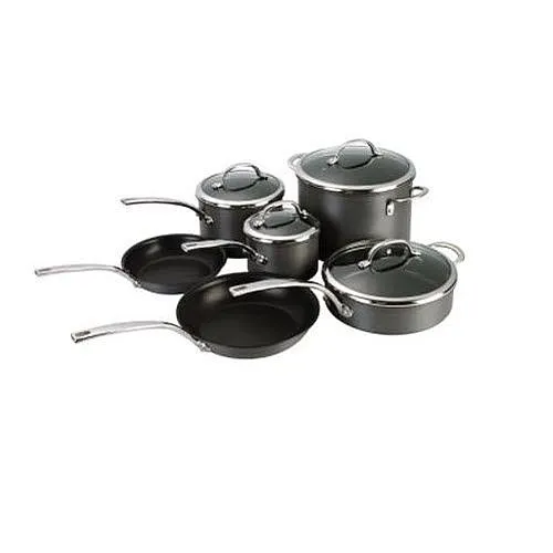 Thumbnail for Kenmore 10 pc. Hard Anodized Interior Cookware Set