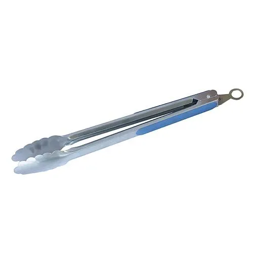 Kenmore Stainless Steel Tongs - Blue