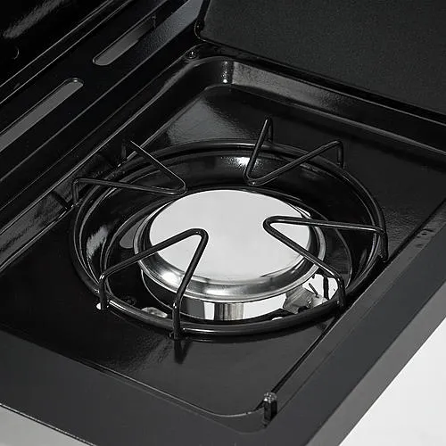 Thumbnail for Kenmore 6-Burner LP Gas Grill with Side Burner - Black/Stainless Steel