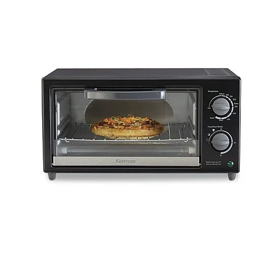 Thumbnail for Kenmore KMOPPTO 4-Slice Toaster Oven - Black