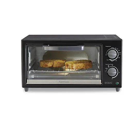 Thumbnail for Kenmore KMOPPTO 4-Slice Toaster Oven - Black