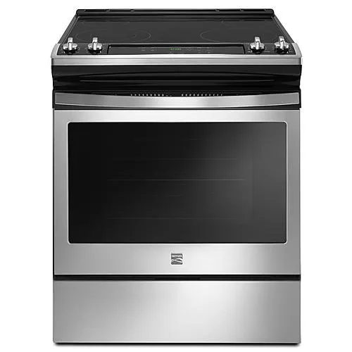 4.8 cu. ft. Freestanding Electric Range with Turbo Boil  Stainless Steel