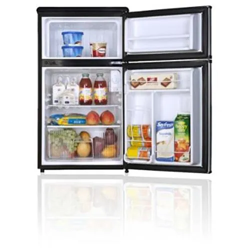 Thumbnail for 3.1 cu. ft. 2-Door Compact Refrigerator - Stainless Steel