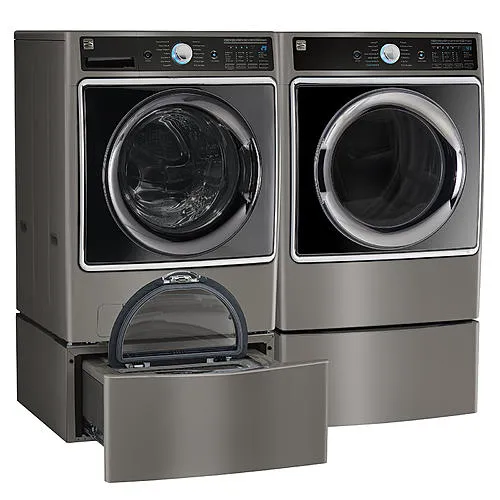 Thumbnail for Kenmore Elite 81983 Kenmore  Smart 9 cu. ft. Electric Dryer w/Steam - Metallic
