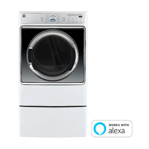 Thumbnail for Kenmore Elite 81982 9.0 cu. ft. Smart Electric Dryer w/ Steam - White