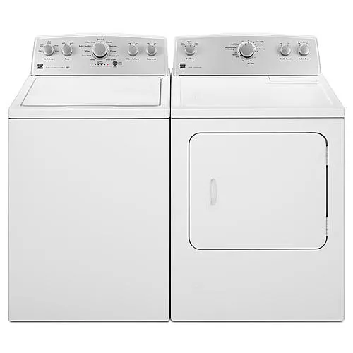 Thumbnail for 5.9 cu. ft. Electric Dryer w/ Flat Back Long Vent - White