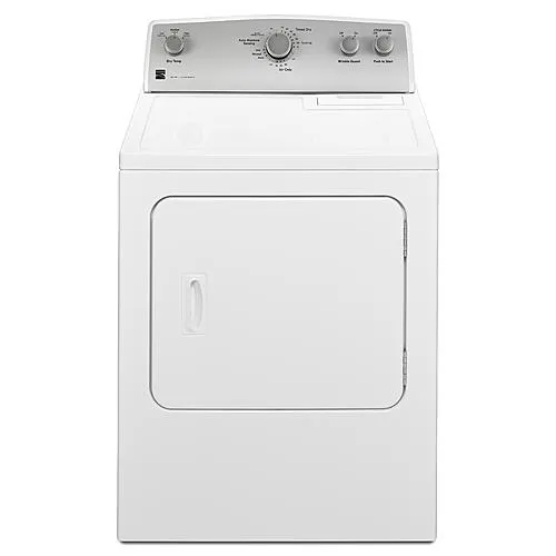5.9 cu. ft. Gas Dryer w/ Flat Back Long Vent - White