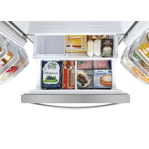 Thumbnail for 26.1 cu. ft. French Door Refrigerator with Ice Maker - Fingerprint Resistant Stainless Steel
