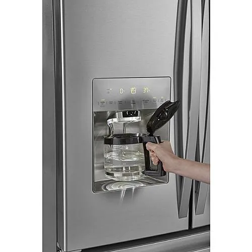 Thumbnail for 27.7 cu. ft. Smart French Door Fingerprint Resistant Refrigerator - Stainless Steel