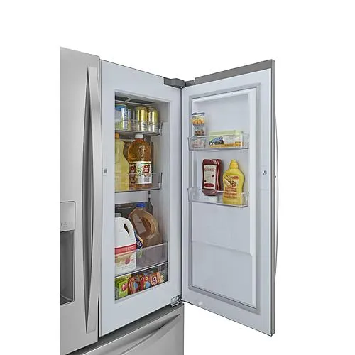 Thumbnail for 27.7 cu. ft. Smart French Door Fingerprint Resistant Refrigerator - Stainless Steel
