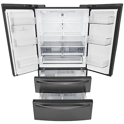 Thumbnail for 27.8 cu. ft. Smart 4-Door Refrigerator - Black Stainless Steel