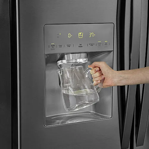 Thumbnail for 27.8 cu. ft. Smart 4-Door Refrigerator - Black Stainless Steel