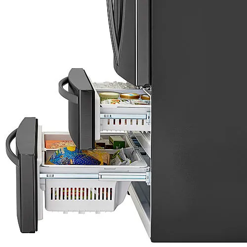 Thumbnail for 27.8 cu. ft. Smart 4-Door Refrigerator - Black Stainless Steel