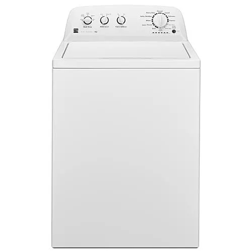 3.8 cu. ft. Top-Load Washer w/Stainless Steel Basket - White