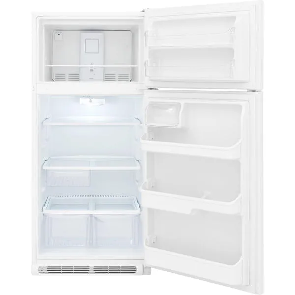 Thumbnail for 18 cu ft Top-Freezer Refrigerator ENERGY STAR with Glass Shelves - White